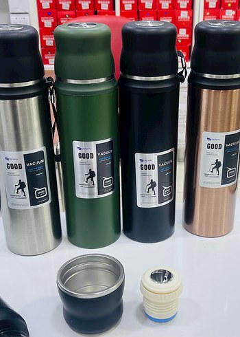 1000ML  dağcı Termos 12 saat sıcak soğuk tutma özelliğine sahip - Görsel 4