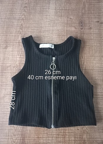 Kız Çocuk Siyah Fermuarlı Fit Yelek - Görsel 2