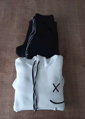 İçi polar kız çocuk eşofman takımı - Görsel 13