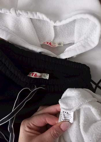 İçi polar kız çocuk eşofman takımı - Görsel 9