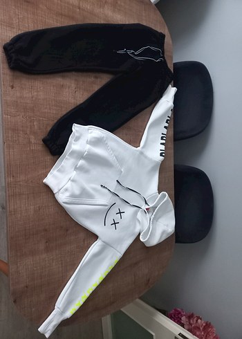 İçi polar kız çocuk eşofman takımı - Görsel 3