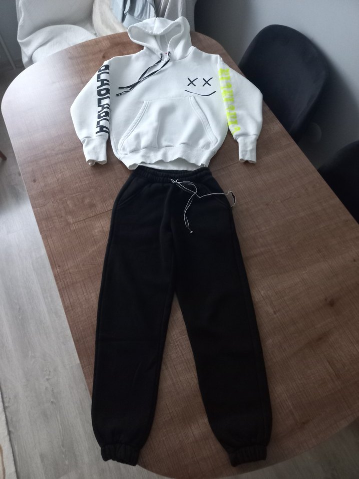 İçi polar kız çocuk eşofman takımı - Görsel 2