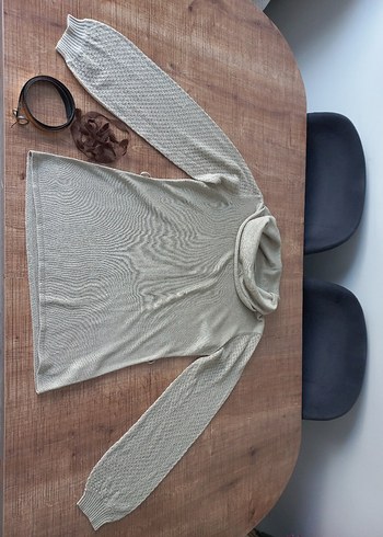 Degaje yaka triko kadın kazak - Görsel 2