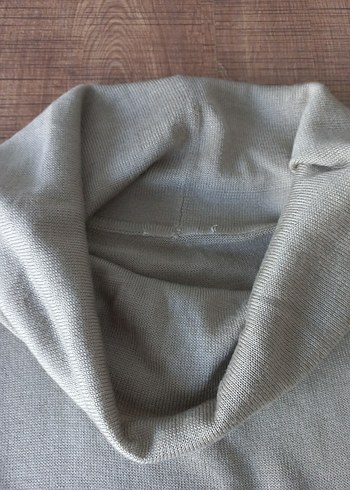 Degaje yaka triko kadın kazak - Görsel 6