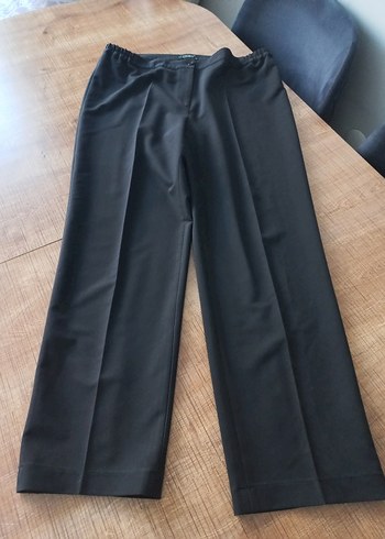 Siyah Kadın Kumaş Pantolon - Görsel 3