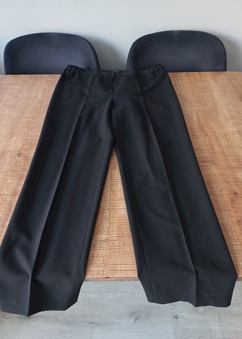 Siyah Kadın Kumaş Pantolon - Görsel 6