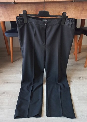 Siyah Kadın Kumaş Pantolon - Görsel 2