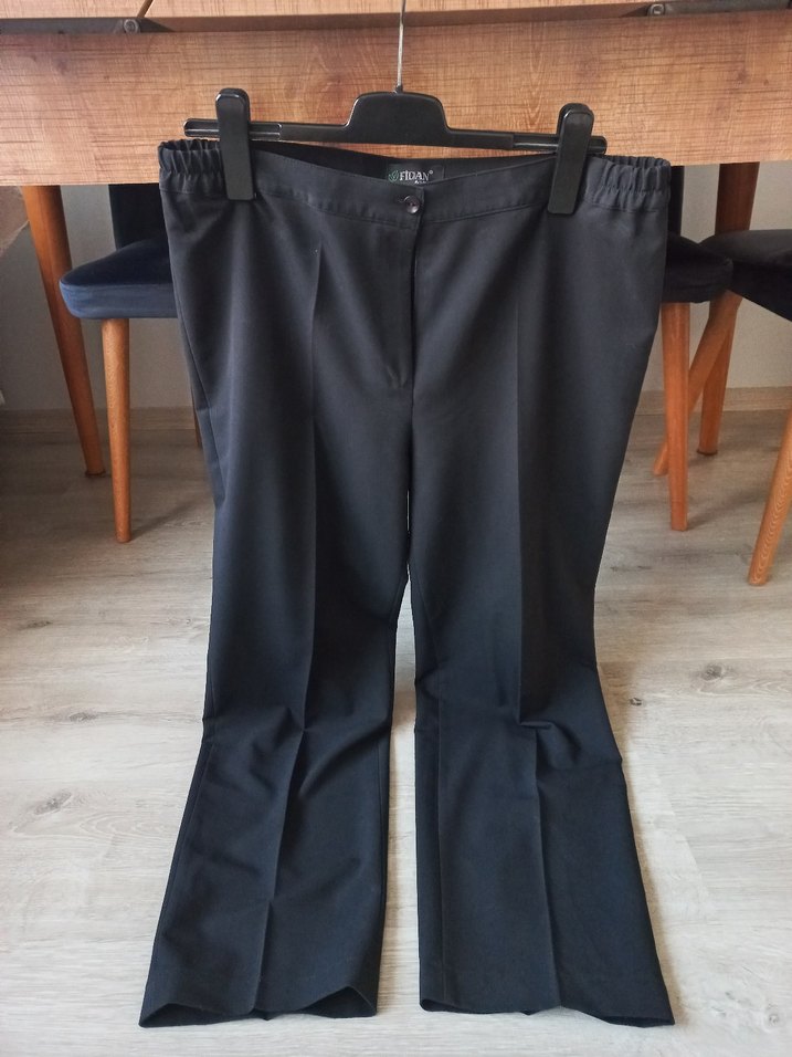 Siyah Kadın Kumaş Pantolon - Görsel 2