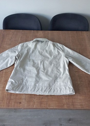 Gri Düğmeli Kadın Ceket - Görsel 8