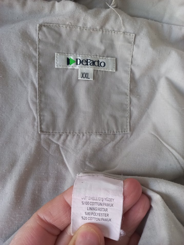 Gri Düğmeli Kadın Ceket - Görsel 5