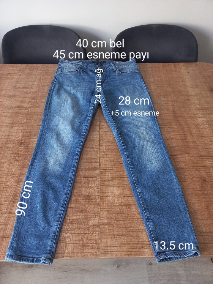 Mavi Kadın Kot Pantolon Normal Boy - Görsel 4