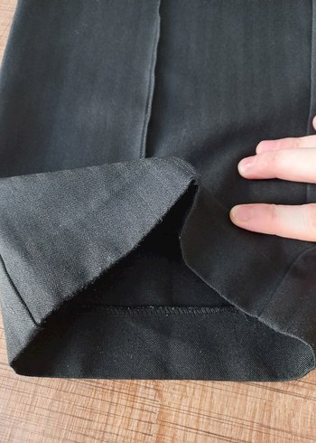 Siyah Kadın Kumaş Pantolon - Görsel 5