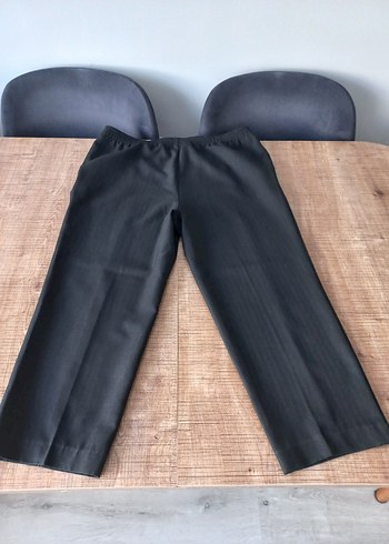 Siyah Kadın Kumaş Pantolon - Görsel 7
