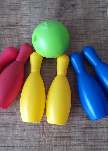 Renkli Plastik Bowling Seti - Görsel 2
