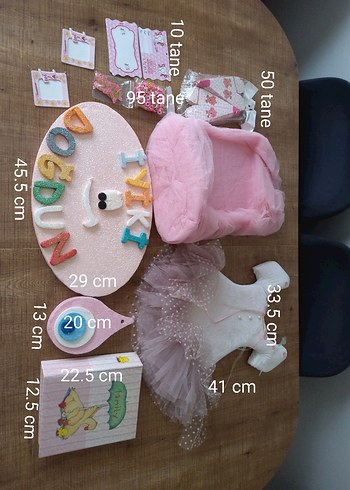 Kız bebek odası kapı süslemeleri - Görsel 2