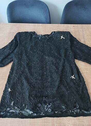 Pul boncuk işli abiye ceket - Görsel 6