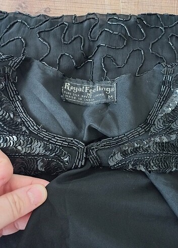 Pul boncuk işli abiye ceket - Görsel 7