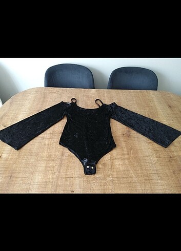 Kadife çıtçıtlı bluz & bodysuit