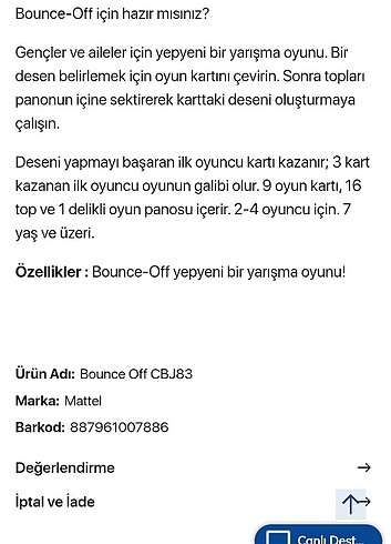 Bounce Off kutu masa oyunu - Görsel 8