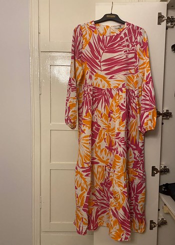 Seçil Uzun Kollu Çok Renkli elbise - Görsel 4