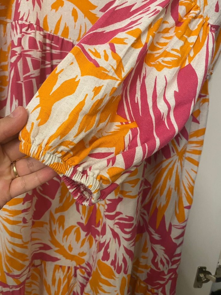 Seçil Uzun Kollu Çok Renkli elbise - Görsel 3