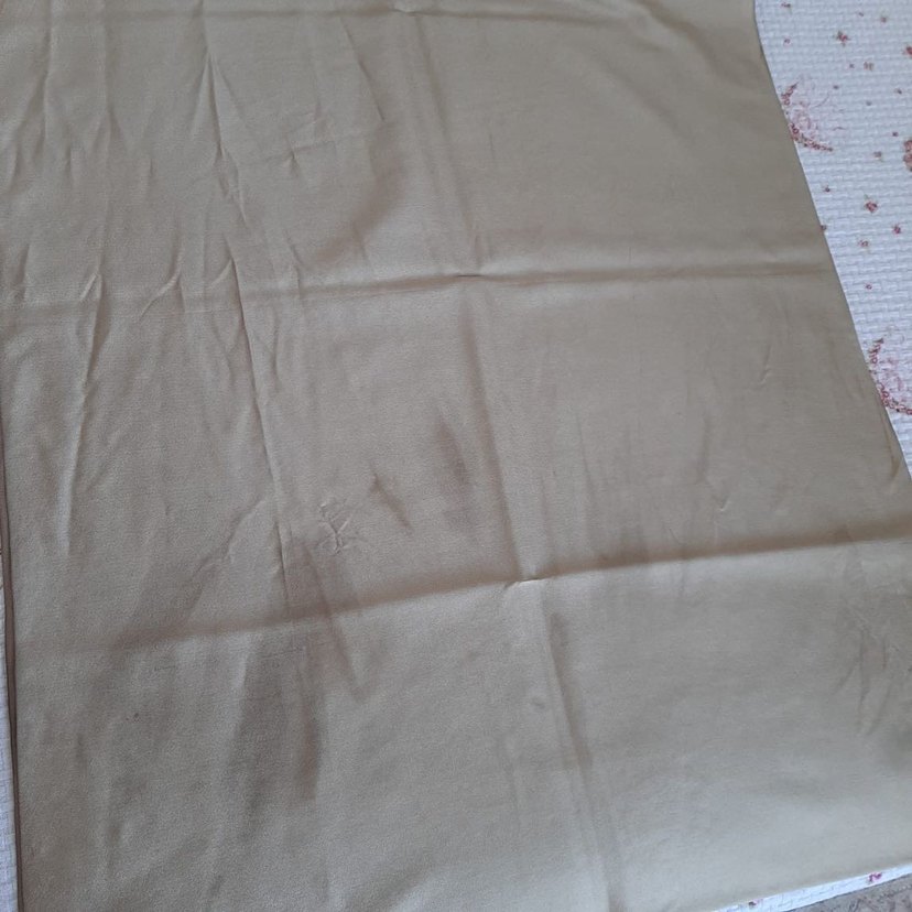 Bej Çift Taraflı İpek Şal - Görsel 4