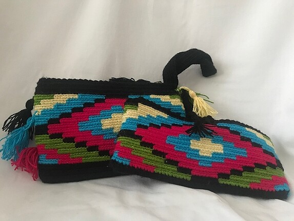 Wayuu cüzdan ve gözlük kılıfı