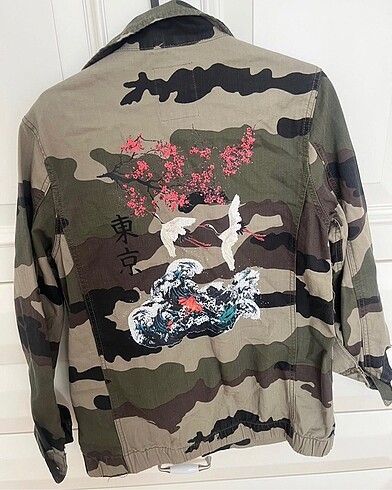 s Beden Bershka kamuflaj ceket