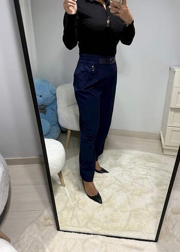 Lacivert
Kadın Midi Cigarette Pantolon - Görsel 5