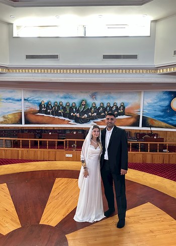 Beyaz Straplez A Kesim Uzun Gelinlik - Görsel 3