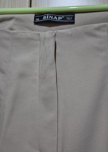 Diğer Bej Kadın Kumaş Pantolon, Normal Boy, Regular Fit