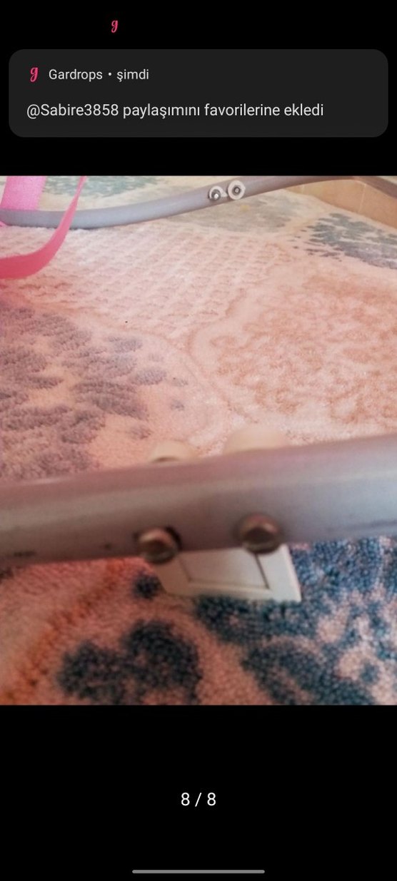 Pembe ve Mor Desenli Bebek Taşıma Seti - Görsel 3