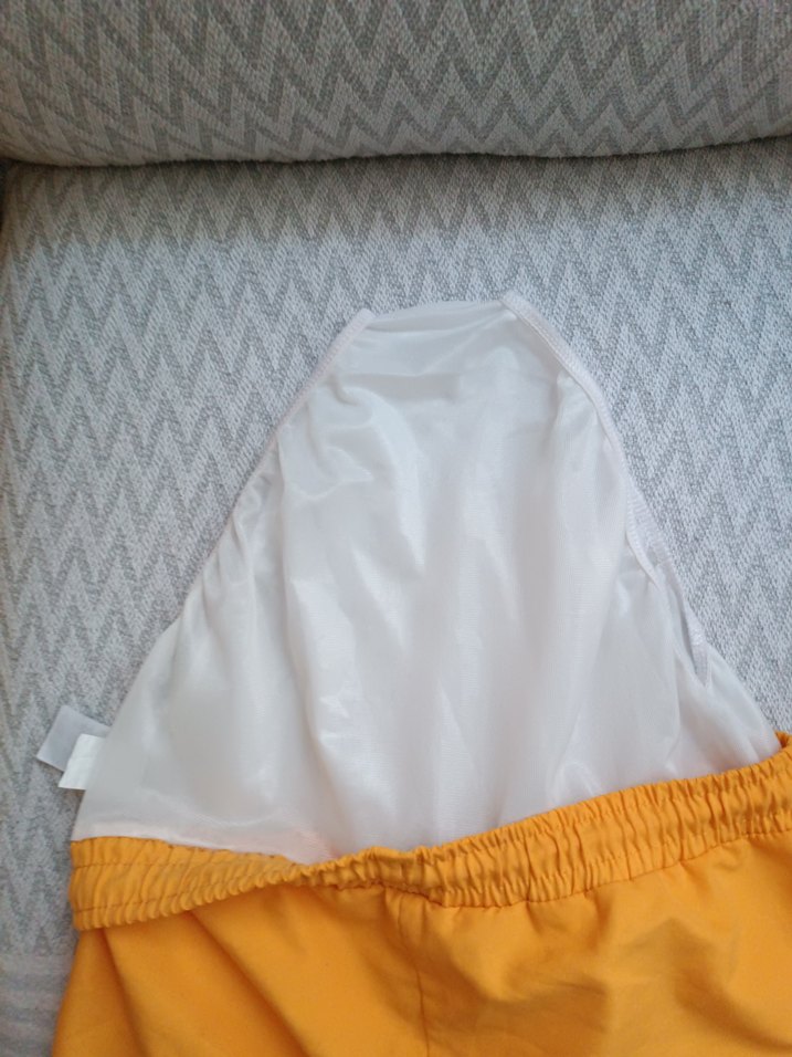 Erkek Parlak Sarı Mini Şort - Görsel 3