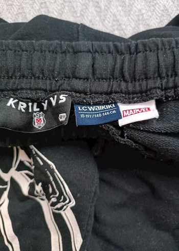 10 Yaş Beden Siyah Baskılı kartal yuvası short orjinal