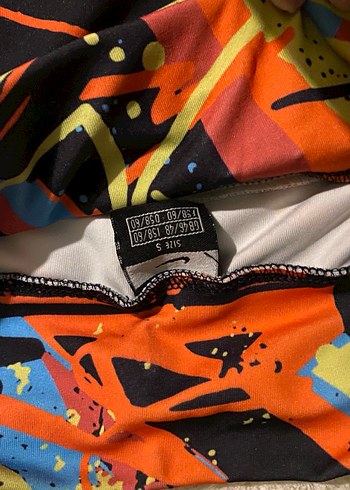 Renkli Pop Kültür Baskılı Uzun Tayt - Görsel 3