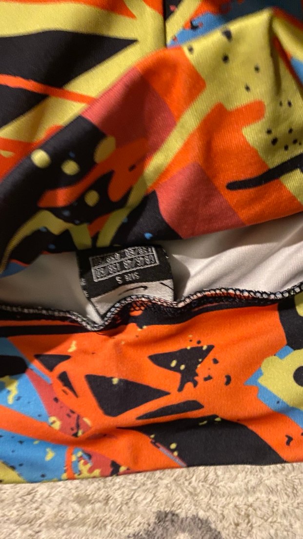 Renkli Pop Kültür Baskılı Uzun Tayt - Görsel 4