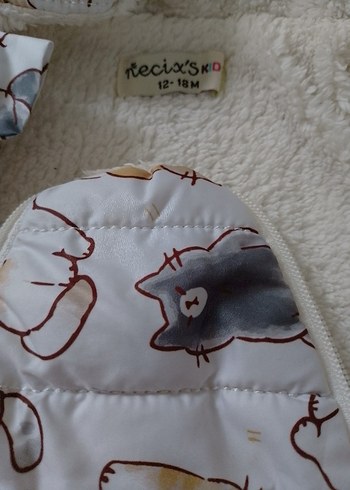 Kapüşonlu Beyaz Astronot  Tulumu - Görsel 7