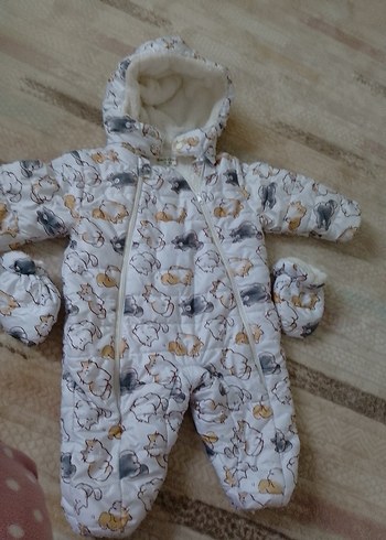 Kapüşonlu Beyaz Astronot  Tulumu - Görsel 2