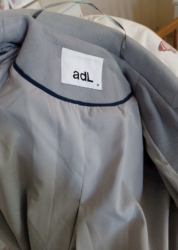 Düğmeli Gri Kadın Uzun Klasik Kaban - Görsel 6