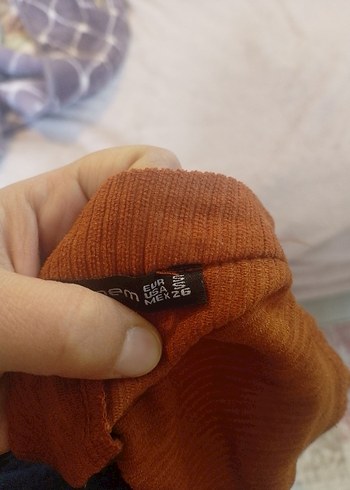 Düğmeli Kahverengi Süet Kadın Tulum - Görsel 4