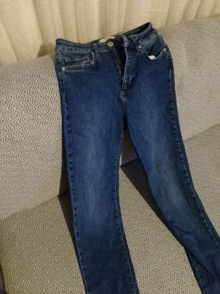 erkek Lacivert Normal Kesim Denim Pantolon - Görsel 2