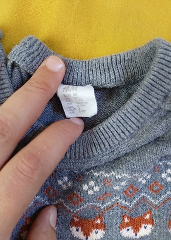 Gri Erkek Çocuk Örgü Kazak - Görsel 4