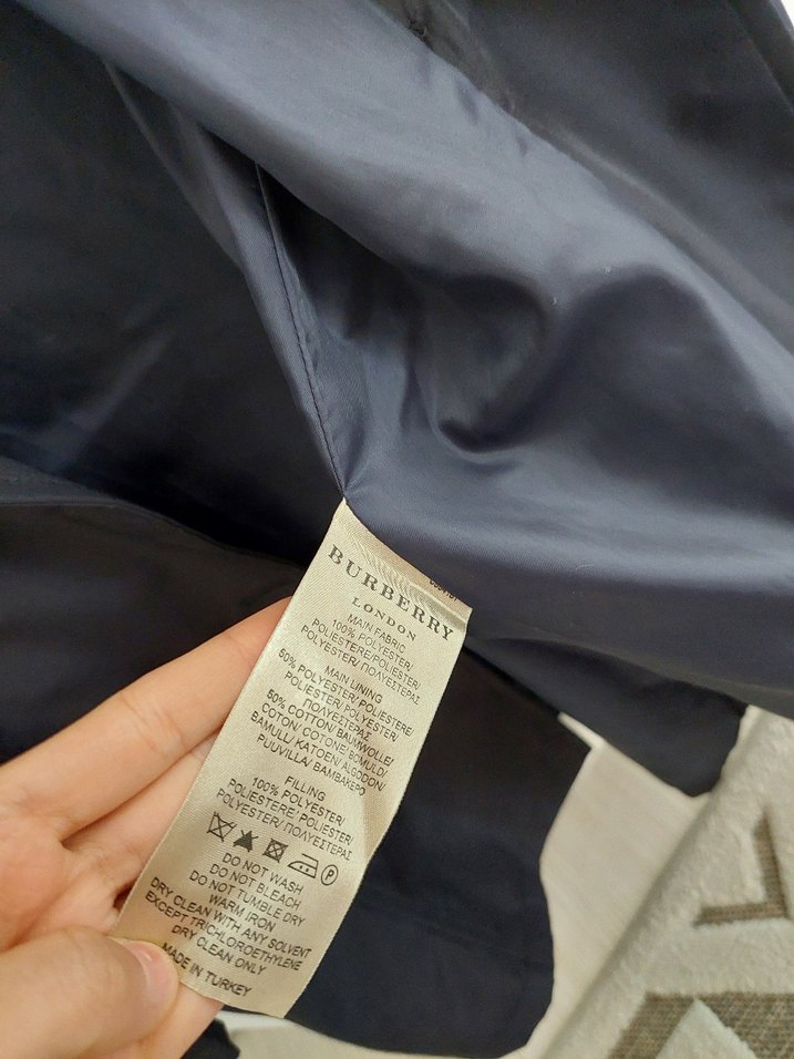Burberry Lacivert Çift Sıralı Kaban — görsel 4/4