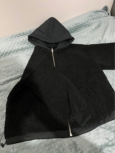 Peluş hırka oversize