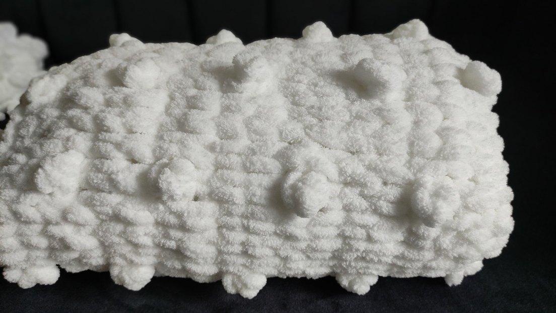 Beyaz Çocuk Battaniyesi,  Alizepuffy bebek ve çocuk battaniyesi - Görsel 3