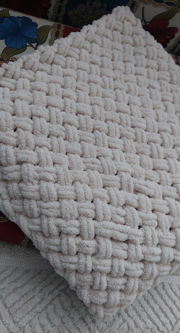 Bej Örgü Çocuk Battaniyesi - Görsel 2