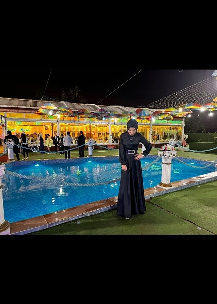 Siyah tesettür abiye - Görsel 2