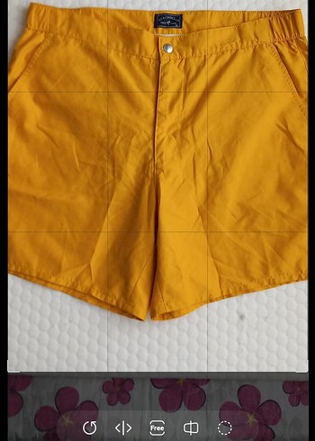 Sarı Erkek Midi Şort - Görsel 2