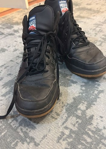 Erkek Siyah Adidas Laced Spor Ayakkabı - Görsel 2