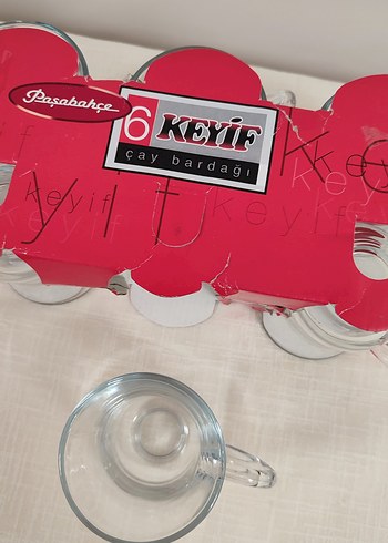 Paşabahçe Paşabahçe Kulplu Cam Çay Bardağı Seti - 6'lı
